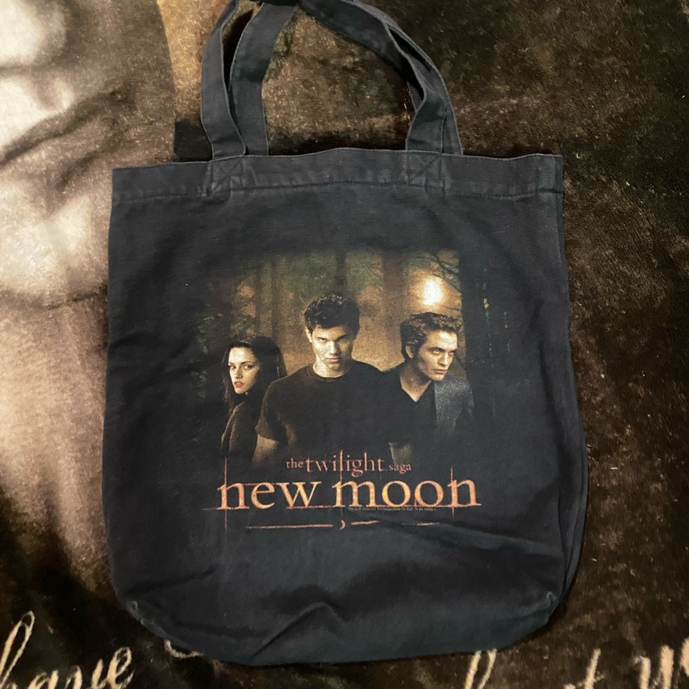 Authentic Vintage The Twilight Saga: New Moon Canvas Tote Bag EUC